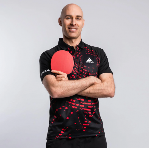 Рубашка для настольного тенниса JOOLA CENTRELA Black-red