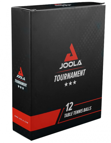 Мячи для настольного тенниса JOOLA TOURNAMENT *** 40+ (12шт)